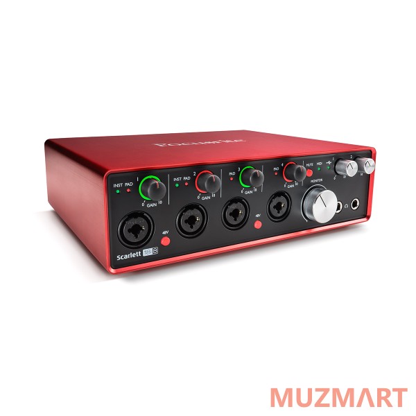 Focusrite SCARLETT 18I8 2ND GEN USB аудио интерфейс, 18 входов/8 выходов