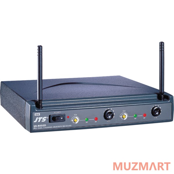 JTS US-8002D/UT-16HWx2 Радиосистема UHF двухканальная, две головные гарнитуры с UHF-передатчиком
