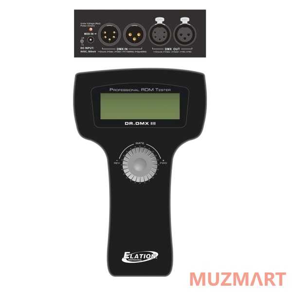 Elation Dr DMX III - DMX Multitool Тестер для DMX и MIDI интерфейсов, аналоговых и цифровых кабелей