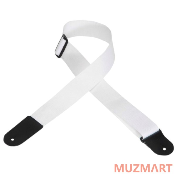Levy's M8POLYL-WHT Гитарный ремень