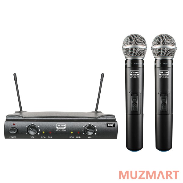 XLine MD-262A Радиосистема двухканальная c двумя ручными передатчиками