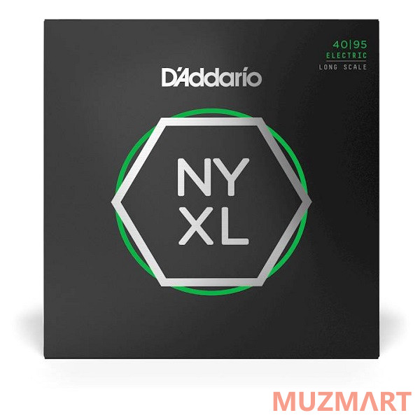 D'Addario NYXL4095 Super Light 40-95 Струны для 4-струнной бас-гитары