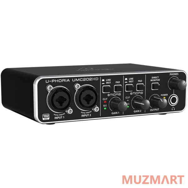Behringer UMC202HD Внешний USB-аудиоинтерфейс