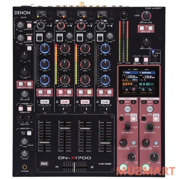 Denon DN-X1700 4-канальный цифровой DJ микшер