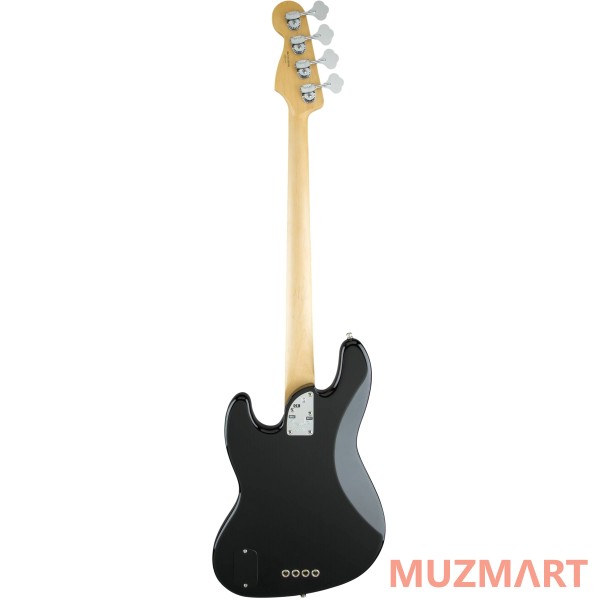 Fender American Elite Jazz Bass®, Maple Fingerboard, Black Бас-гитара