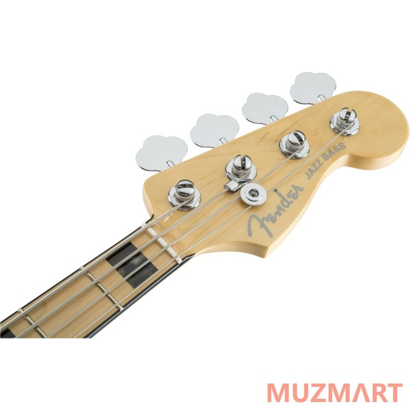 Fender American Elite Jazz Bass®, Maple Fingerboard, Black Бас-гитара