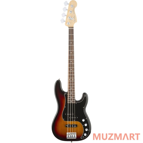 Fender American Elite Precision Bass®, Rosewood Fingerboard, 3-Color Sunburst Бас-гитара