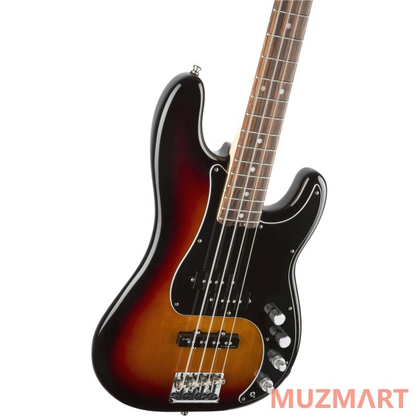 Fender American Elite Precision Bass®, Rosewood Fingerboard, 3-Color Sunburst Бас-гитара