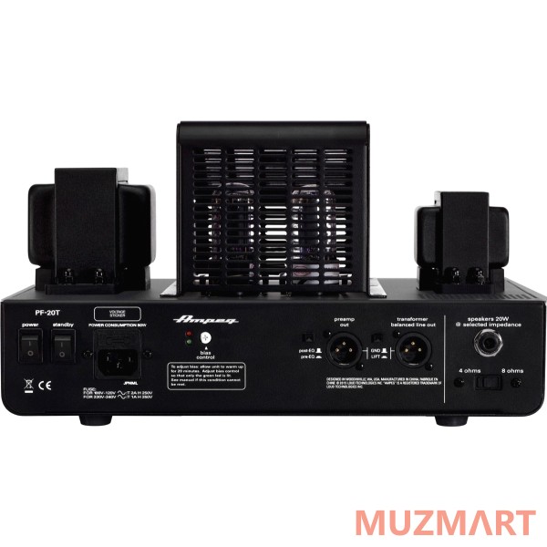 Ampeg PF-20T Ламповый басовый усилитель "голова"