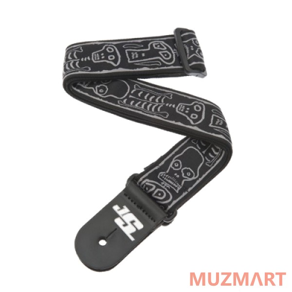 Planet Waves 50JS01 SKULL'N Bones Гитарный ремень