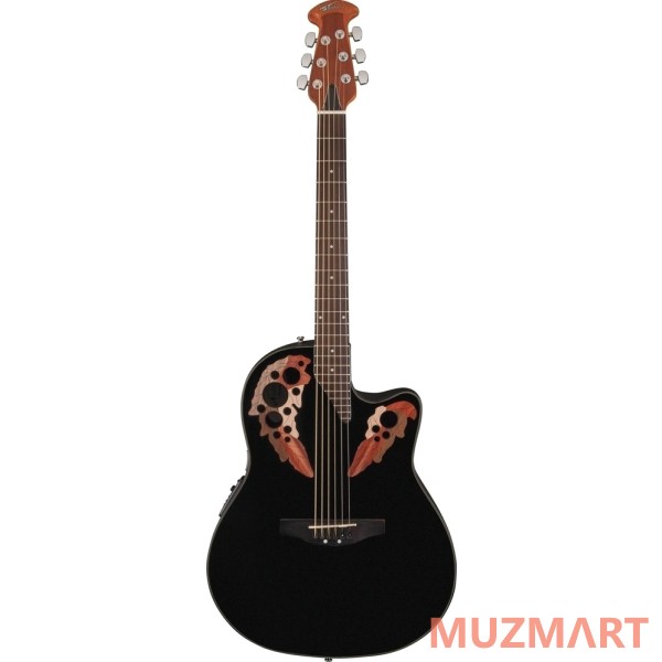 Applause AE44-5 Elite Mid Cutaway Black Электроакустическая гитара