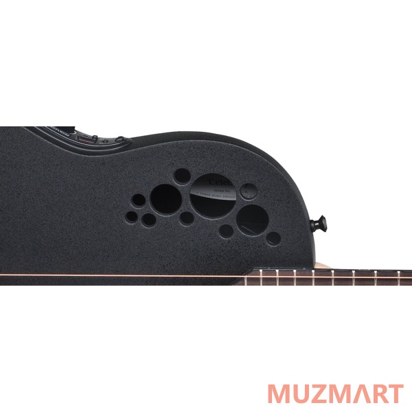 Ovation 1778TX-5 Elite TX Mid Cutaway Black Textured Электроакустическая гитара