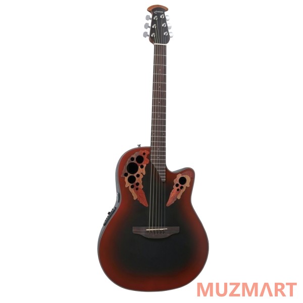 Ovation CE44-RRB Celebrity Elite Mid Cutaway Reversed Redburst Электроакустическая гитара