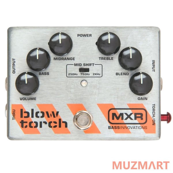 Dunlop MXR M181 Blow Torch Distortion Педаль для  бас-гитары дисторшн