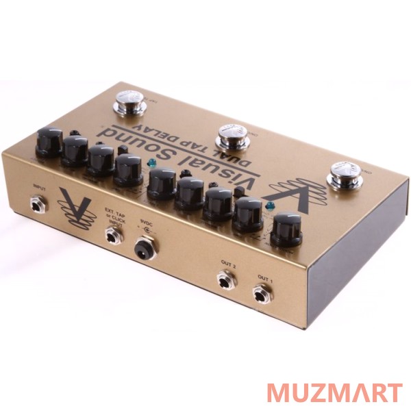Visual Sound V3DTD Dual Tap Delay Педаль двойной дилэй