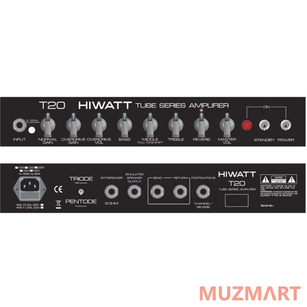 Hiwatt T20 Комбоусилитель гитарный ламповый