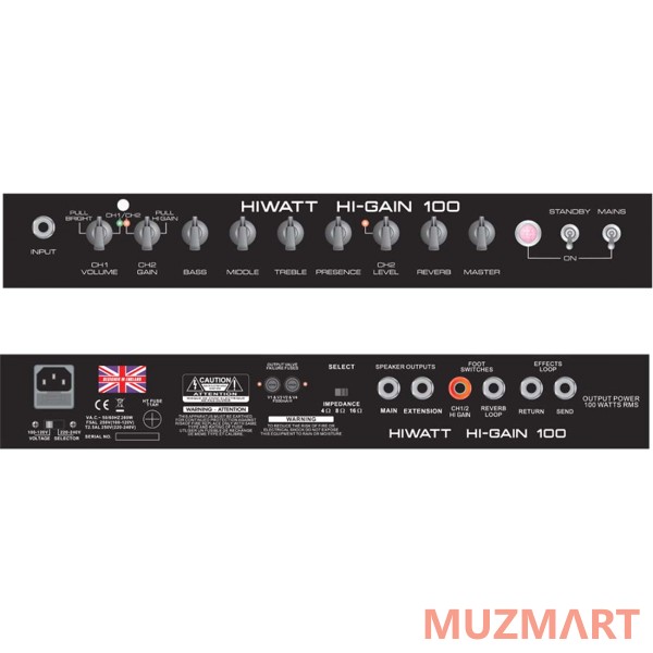 Hiwatt HGS100H Усилитель для электрогитары