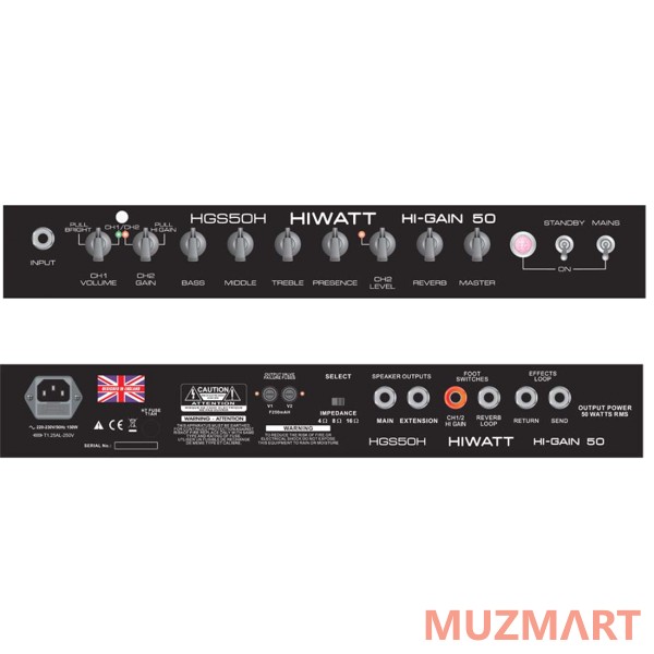 Hiwatt HGS50H Усилитель для электрогитары