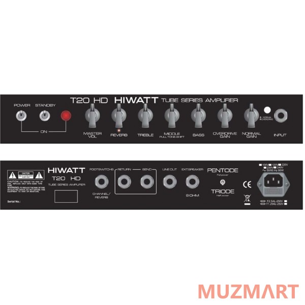 Hiwatt T20HD Усилитель для электрогитары ламповый