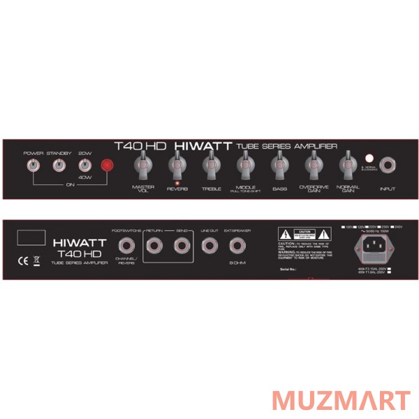 Hiwatt T40HD Усилитель электрогитары ламповый