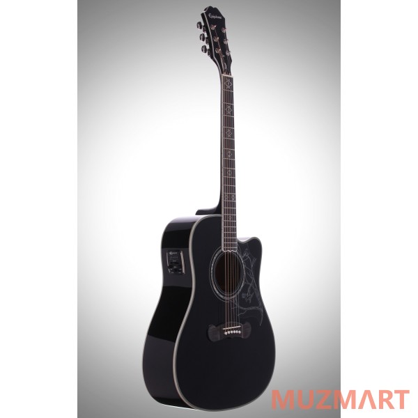 Epiphone Dave Navarro 'Jane' Acoustic/Electric Ebony Электроакустическая гитара