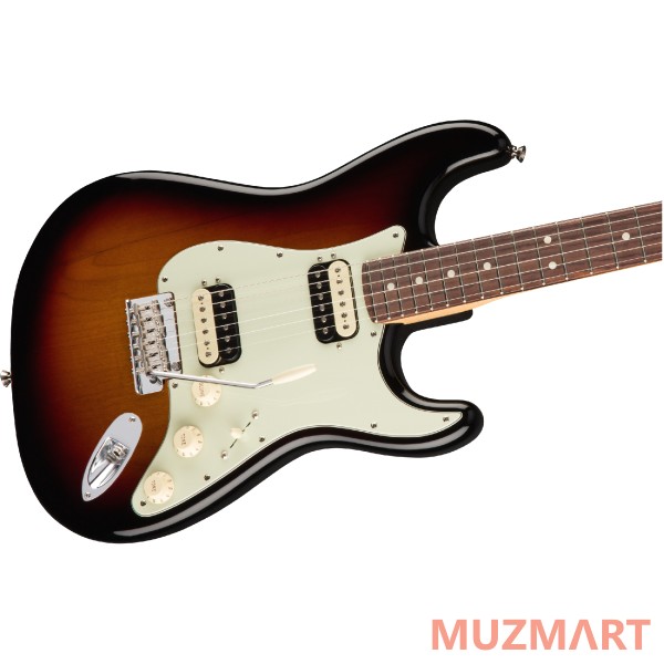 Fender AM PRO STRAT HH SHAW RW 3TS Электрогитара
