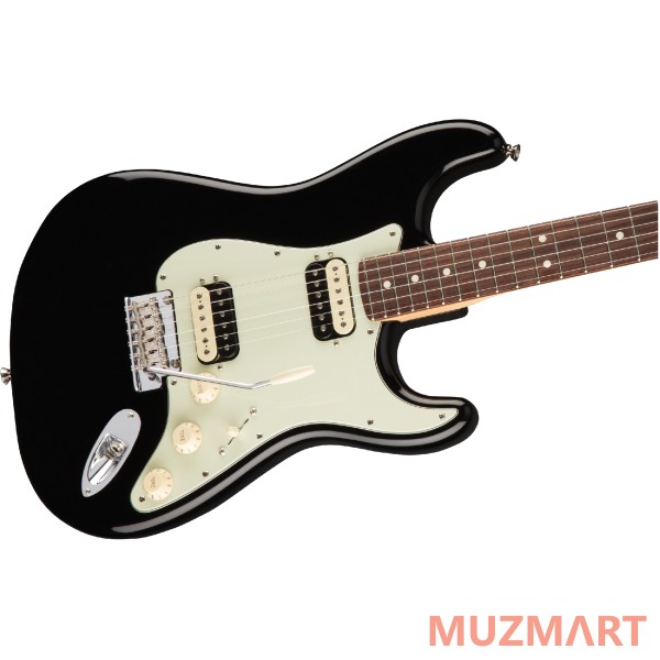 Fender AM PRO STRAT HH SHAW RW BK Электрогитара