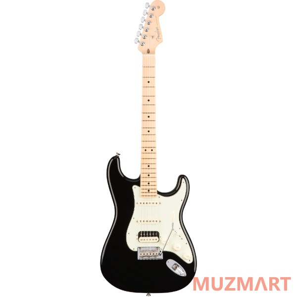 Fender AM PRO STRAT HSS SHAW MN BK Электрогитара