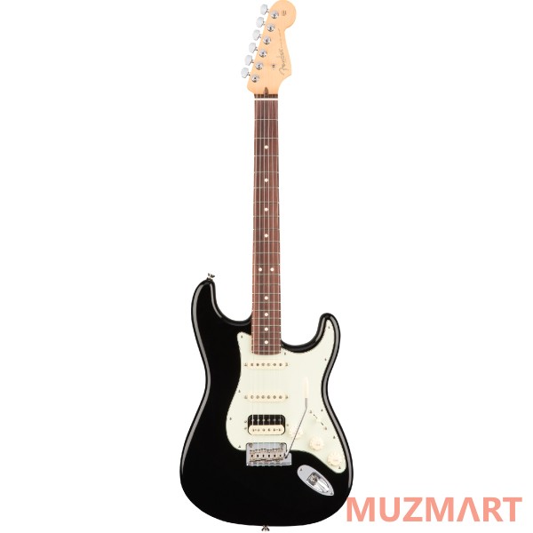 Fender AM PRO STRAT HSS SHAW RW BK Электрогитара
