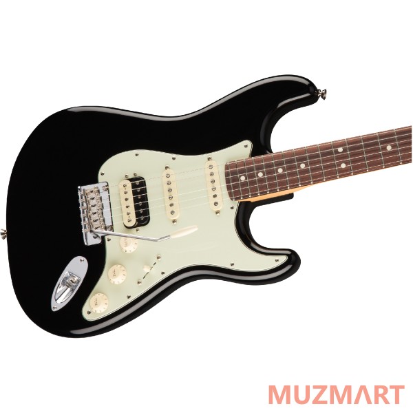 Fender AM PRO STRAT HSS SHAW RW BK Электрогитара