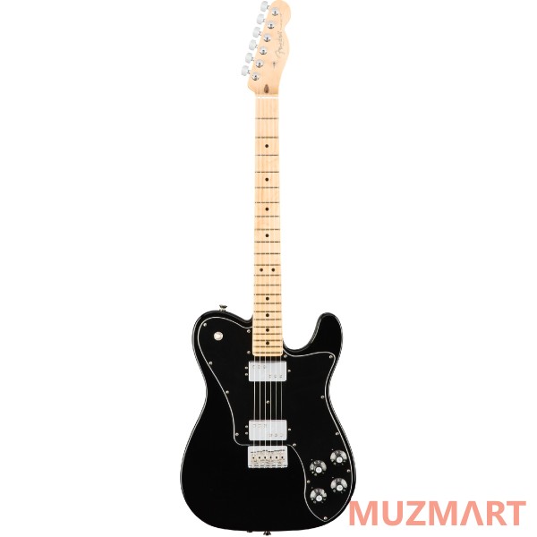 Fender AM PRO TELE DLX SHAW MN BLK Электрогитара