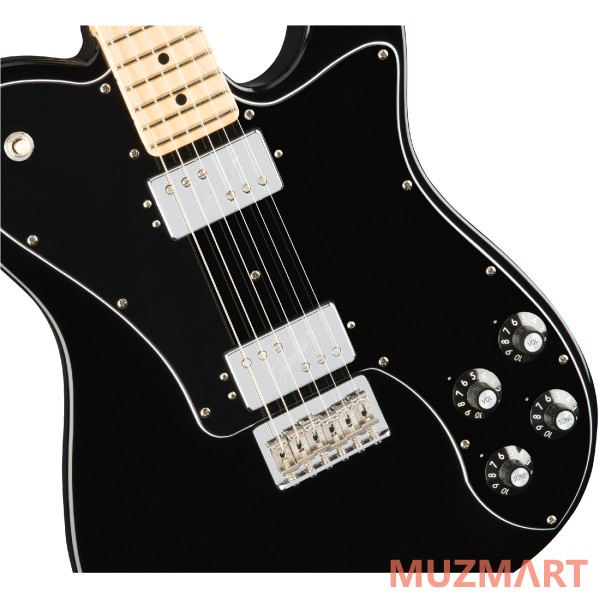 Fender AM PRO TELE DLX SHAW MN BLK Электрогитара