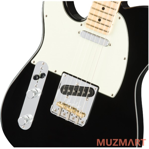 Fender AM PRO TELE LH MN BLK Электрогитара левосторонняя