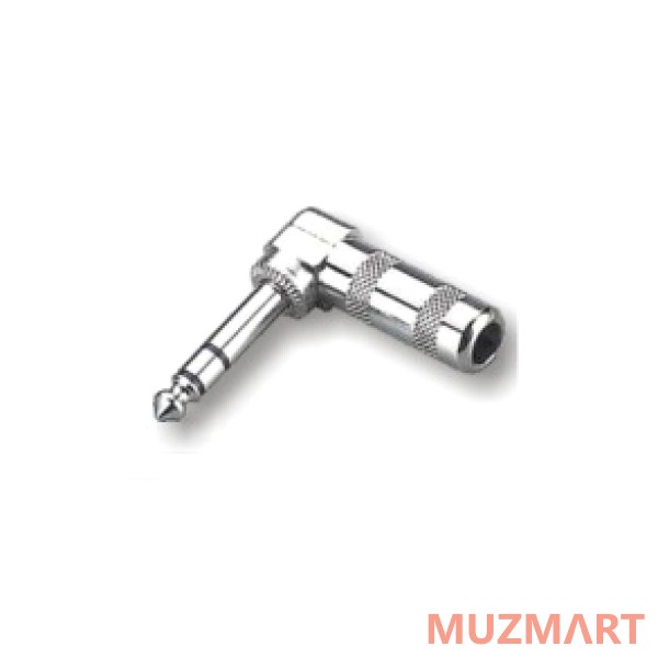 Roxtone RJ029S Разъем джек стерео угловой, 6,3 мм