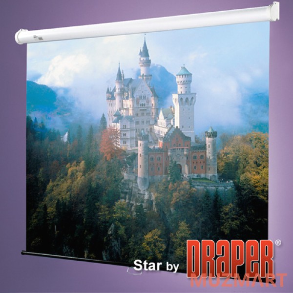 Draper Star AV (1:1) 50/50" 127*127 XT1000E (MW) Настенно-потолочный экран