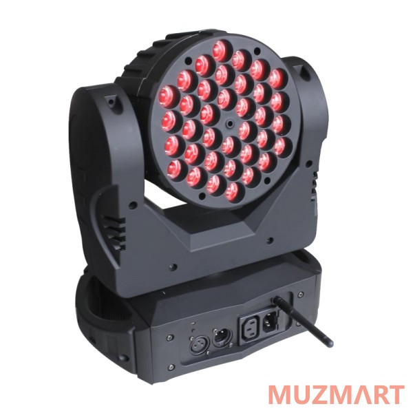 Ross Intro Led Beam 36х3w WiFi Вращающаяся светодиодная голова