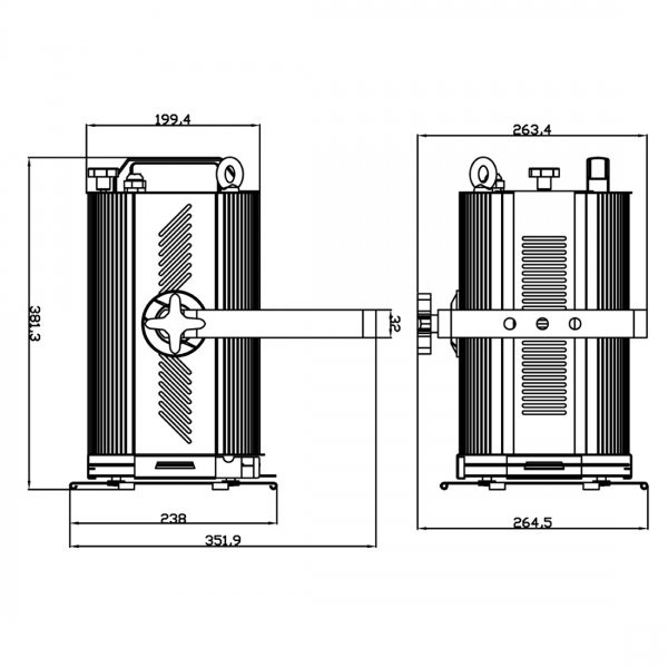 Elation TSP1000FN-B 650/1000 F Прожектор театральный