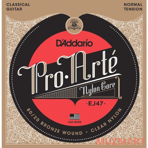 D'Addario EJ47 Normal Струны для классической гитары, бронзовая обмотка