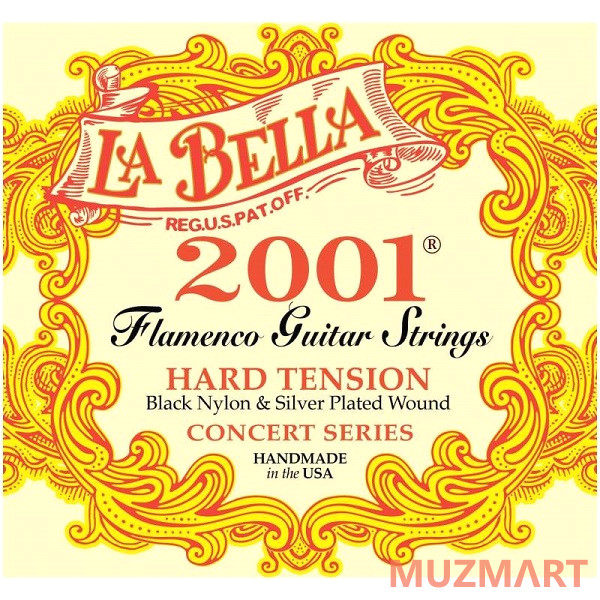 La Bella 2001 Flamenco Hard Струны для классической гитары