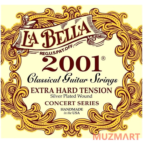 La Bella 2001 Extra Hard Струны для классической гитары