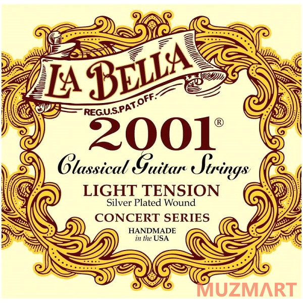 La Bella 2001 Light Струны для классической гитары
