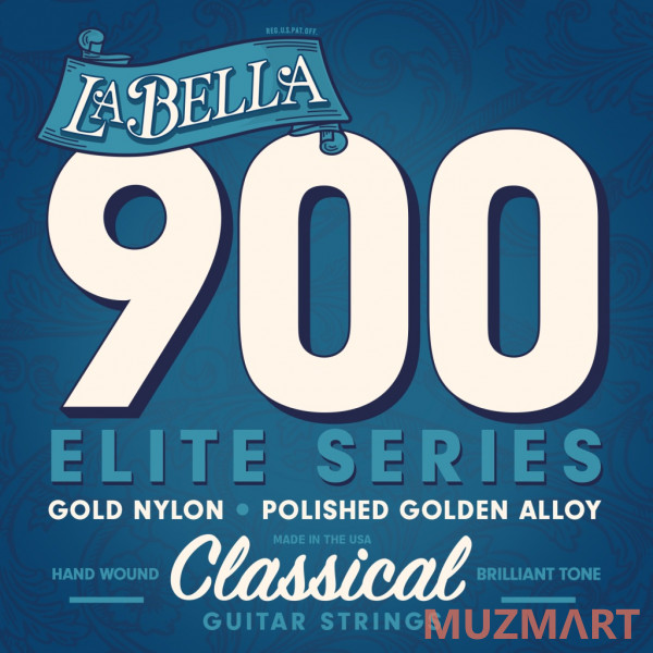 La Bella 900 Golden Superior Hard Струны для классической гитары