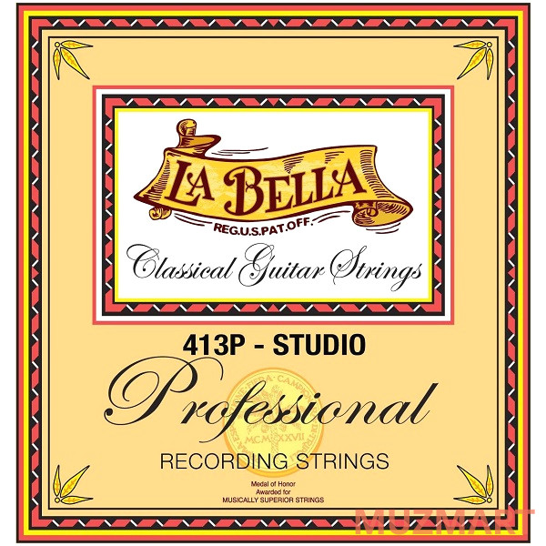 La Bella 413P Studio Recording MEDIUM-HIGH Струны для классической гитары