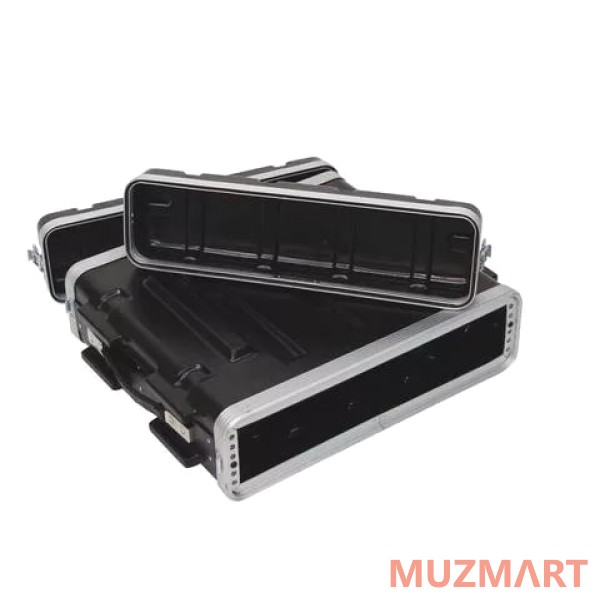 Roadinger Kunststoff-Rack KR-19, 2HE, DD Пластиковый кейс 2U
