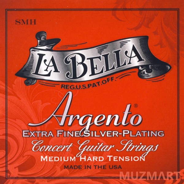 La Bella Argento SMH (aspmh) Medium Hard Струны для классической гитары