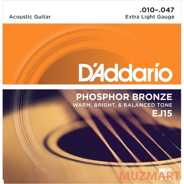 D'Addario EJ15 Струны для акустической гитары