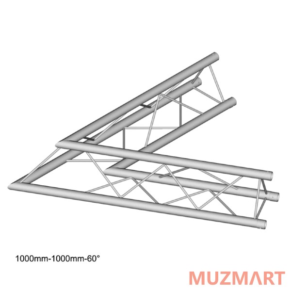 Duratruss DT 23 C20-L60     60 Узел стыковочный двухлучевой
