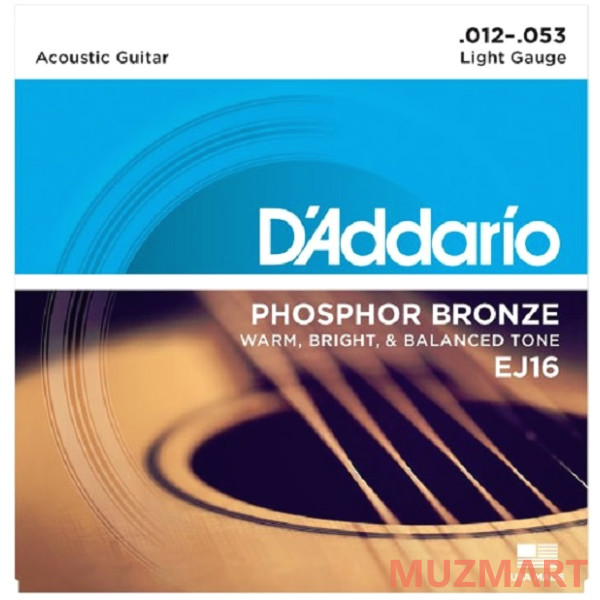 D'Addario EJ16 Струны для акустической гитары