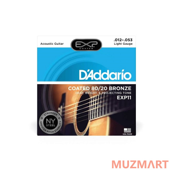 D'Addario EXP11 Струны для акустической гитары