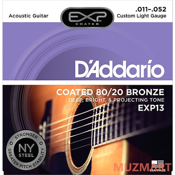 D'Addario EXP13 Струны для акустической гитары